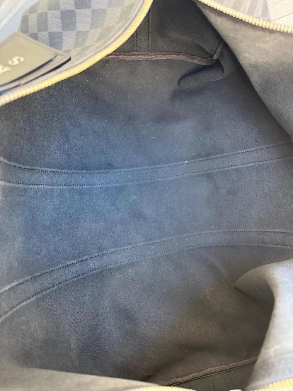 Louis Vuitton Keepall Bandouliere 55 Damier Graphite Canvas Duffle Bag